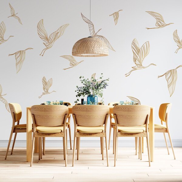 Fototapety Eleganckie ptaki w pełnym gracji locie, Fototapety Minimalistyczny styl, w00758v1 : Uwalls.pl