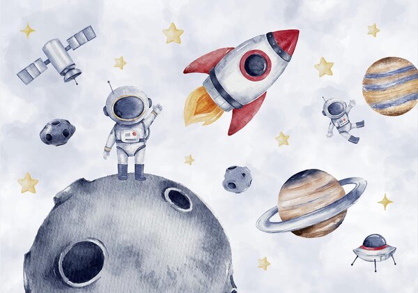 Fototapety Astronauci w kosmosie, Fototapety Kosmos, w01461 : Uwalls.pl