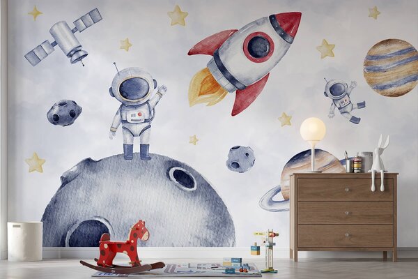 Fototapety Astronauci w kosmosie, Fototapety Kosmos, w01461 : Uwalls.pl