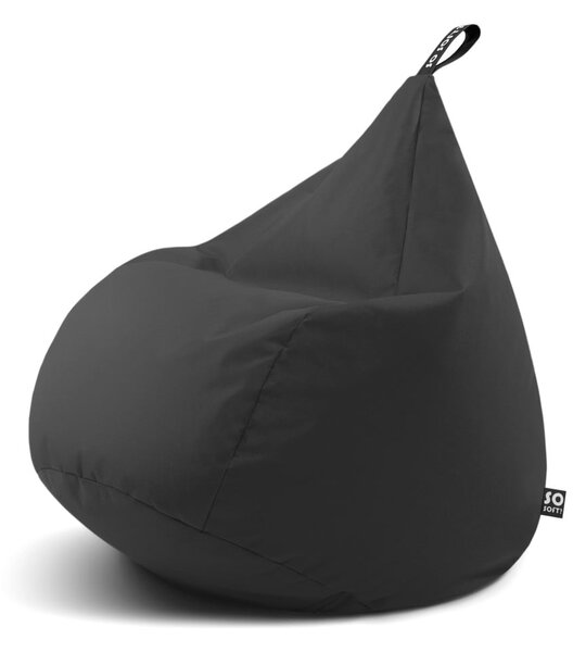 Szary worek do siedzenia Drop L – So Soft?
