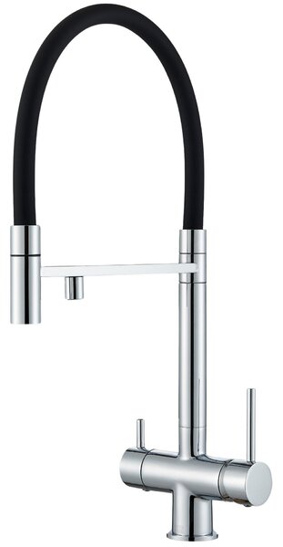 Bateria Kuchenna Trójdrona Highflex - Srebrny Chrom