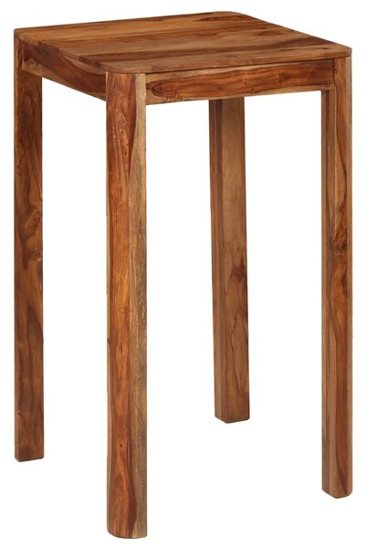 Stolik barowy z litego drewna sheesham, 60 x 60 x 107 cm