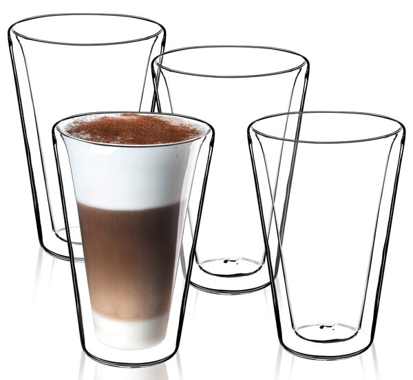 Szklanki termiczne do kawy i napojów Haga 380 ml, 4 szt