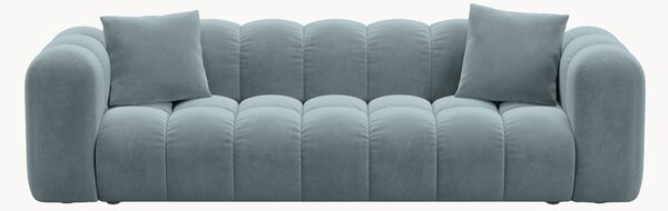 Sofa rozkładana z weluru Arden (3-osobowa), S 253 cm