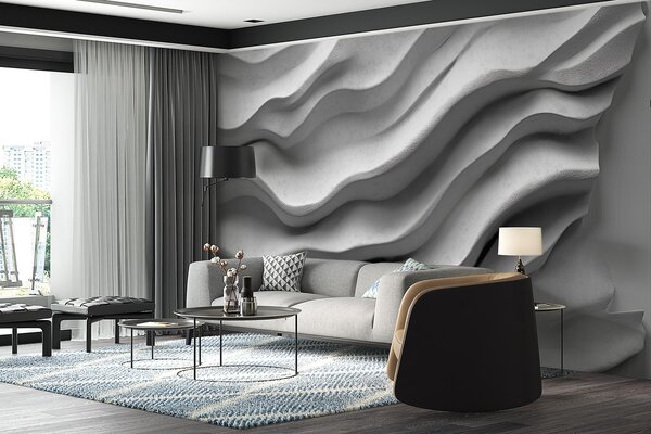 Fototapety Betonowa tekstura gładkiego reliefu, Fototapeta Terrazzo, w02233 : Uwalls.pl