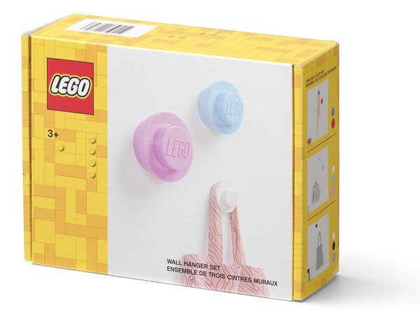 Ścienne plastikowe haczyki zestaw 3 szt. – LEGO®