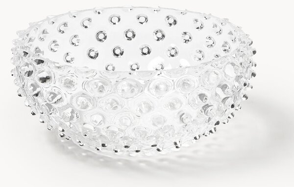 Misa ze szkła dmuchanego Hobnail
