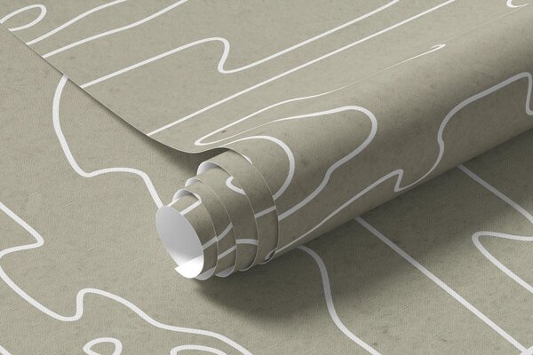 Fototapety Układ słoneczny w minimalistycznym stylu na chłodnym beżowym teksturowanym tle, Fototapety Kosmos, w02344 : Uwalls.pl