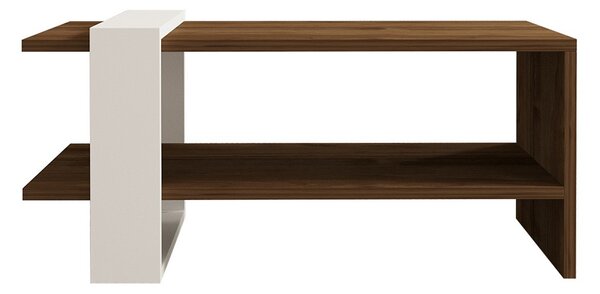 Stolik do odkladania Gaye Walnut White