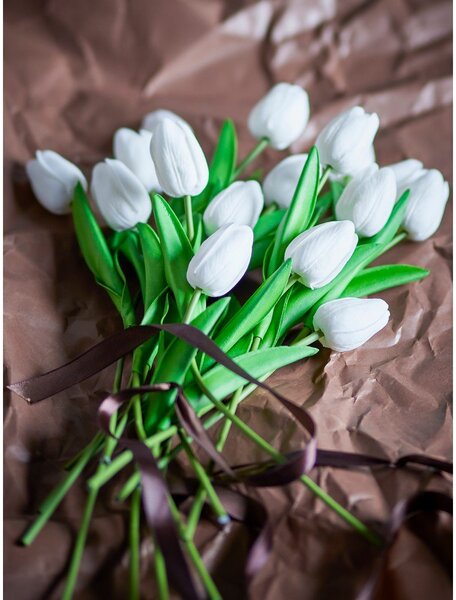 Sztuczny kwiat (wysokość 32 cm) Tulip – Bloomingville