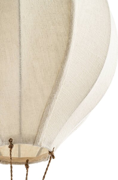 Lampa wisząca Aeris Lindby, możliwość ściemniania, kremowy / amber, pokój dziecięcy, tkanina / materiał / jedwab