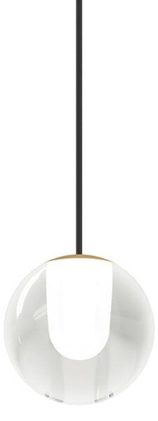 Wever & Ducré Lighting Lampa wisząca szklana Oplia, przezroczysty / transparentny, salon / jadalnia, szkło, nowoczesny