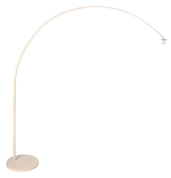 Steinhauer Lampa łukowa - lampa stojąca Sparkled Light, kremowy / amber, salon / jadalnia, metal