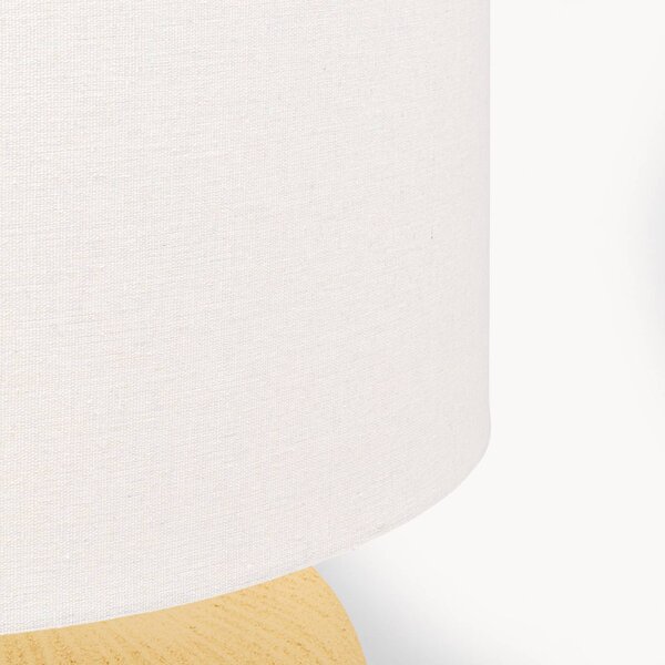 KARE Lampa stołowa Luma, żółty / pomarańczowy, salon / jadalnia, tkanina / materiał / jedwab, skandynawski