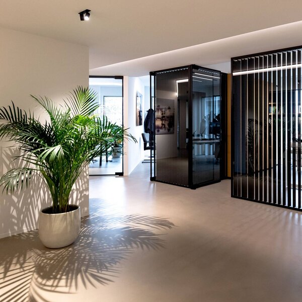 Wever & Ducré Lighting Reflektor sufitowy Ceno, możliwość ściemniania, czarny, salon / jadalnia, aluminium, nowoczesny