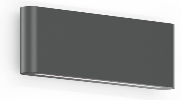 Wever & Ducré Lighting Kinkiet zewnętrzny Kiosk 2.0, możliwość ściemniania, czarny, aluminium, nowoczesny