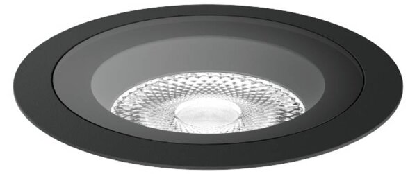 Wever & Ducré Lighting WEVER DUCRÉ Oprawa wpuszczana podłogowa LED Blink trim 2.0, czarna 2.0, czarny, aluminium, nowoczesny
