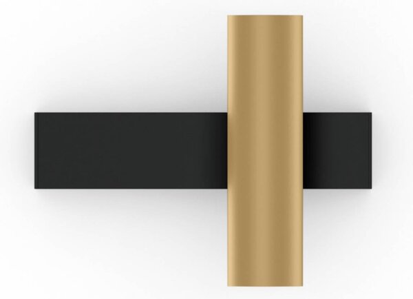 Wever & Ducré Lighting Kinkiet Ceno, możliwość ściemniania, czarny, salon / jadalnia, aluminium, nowoczesny