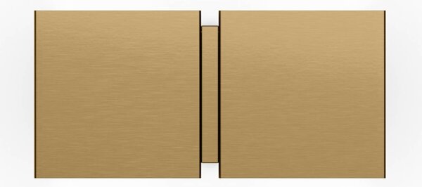 Wever & Ducré Lighting Kinkiet CG Square, kremowy / amber, salon / jadalnia, metal, nowoczesny