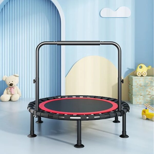 Bouncepro™ Składana Trampolina Z Regulowanym Uchwytem