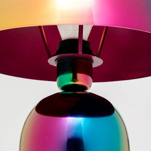 KARE Lampa stołowa Rainbow, multikolor, salon / jadalnia, metal, nowoczesny