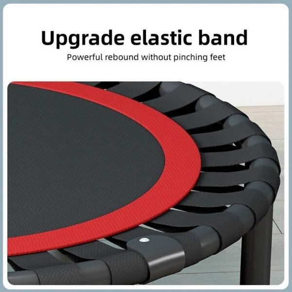 Bouncepro™ Składana Trampolina Z Regulowanym Uchwytem
