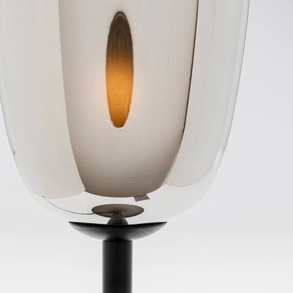 KARE Lampa stołowa Columbo, przezroczysty / transparentny, salon / jadalnia, szkło, nowoczesny