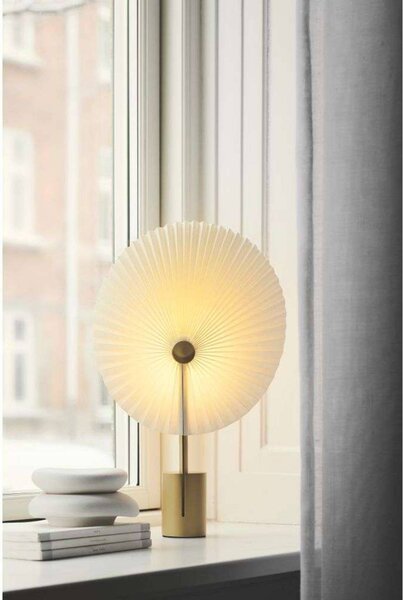 GEJST Lampa stołowa Liris, możliwość ściemniania, mosiężny / złoty, salon / jadalnia, metal, design