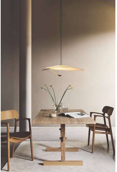 GEJST Lampa wisząca Liris, mosiężny / złoty, salon / jadalnia, metal, design