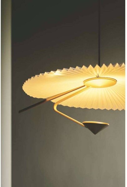 GEJST Lampa wisząca Liris, mosiężny / złoty, salon / jadalnia, metal, design