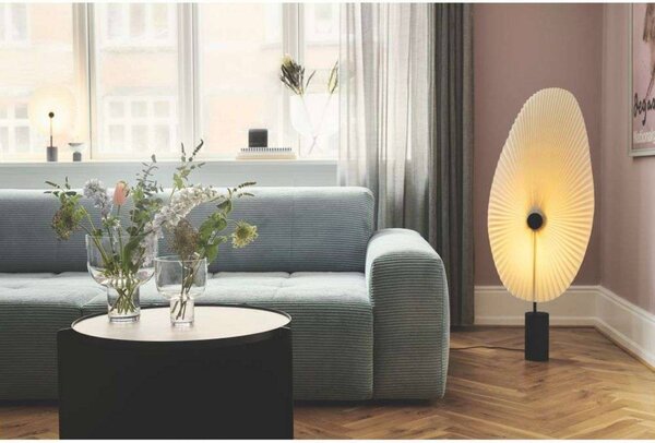 GEJST Lampa stojąca Liris, możliwość ściemniania, czarny, salon / jadalnia, metal, design