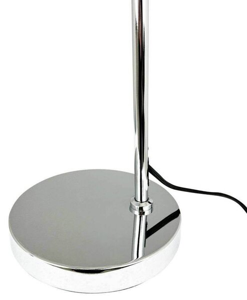 Dyberg Larsen Lampa stołowa DL12, chromowy / srebrny, salon / jadalnia, metal, design