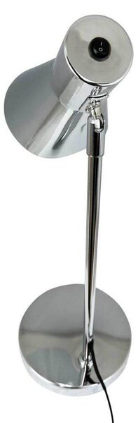 Dyberg Larsen Lampa stołowa DL12, chromowy / srebrny, salon / jadalnia, metal, design