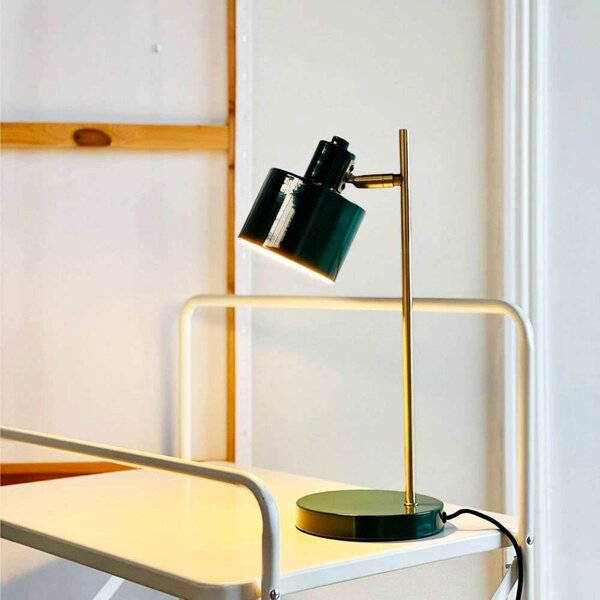 Dyberg Larsen Lampa stołowa Ocean, zielony, salon / jadalnia, metal, design