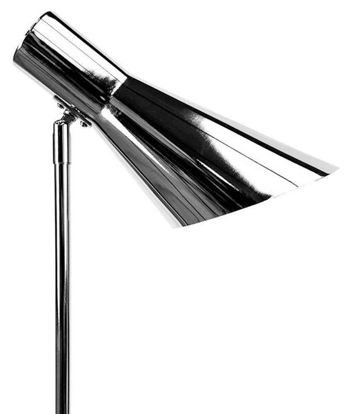 Dyberg Larsen Lampa stojąca DL12, możliwość ściemniania, chromowy / srebrny, salon / jadalnia, metal, design
