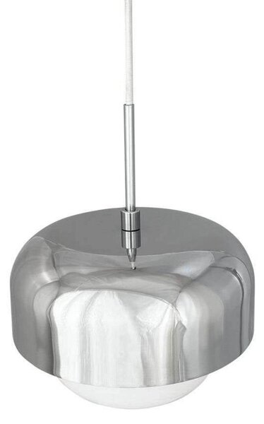 Dyberg Larsen Lampa wisząca Haipot, możliwość ściemniania, chromowy / srebrny, salon / jadalnia, metal, skandynawski