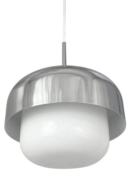 Dyberg Larsen Lampa wisząca Haipot, możliwość ściemniania, chromowy / srebrny, salon / jadalnia, metal, skandynawski