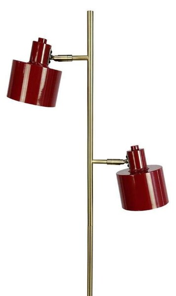 Dyberg Larsen Lampa stojąca Ocean, czerwony, salon / jadalnia, metal, skandynawski