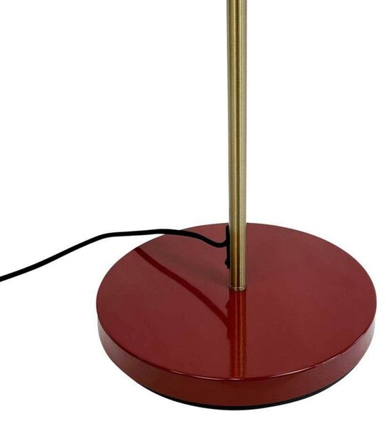 Dyberg Larsen Lampa stojąca Ocean, czerwony, salon / jadalnia, metal, skandynawski