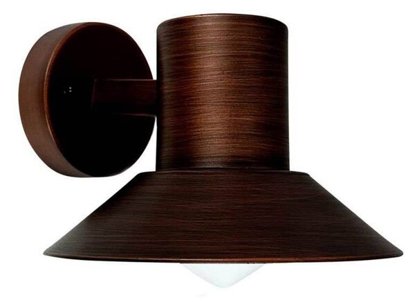 Dyberg Larsen Lampa zewnętrzna „Venice”, w kolorze miedzianym, Ø 20 cm Ocean, możliwość ściemniania, miedziany, metal, design