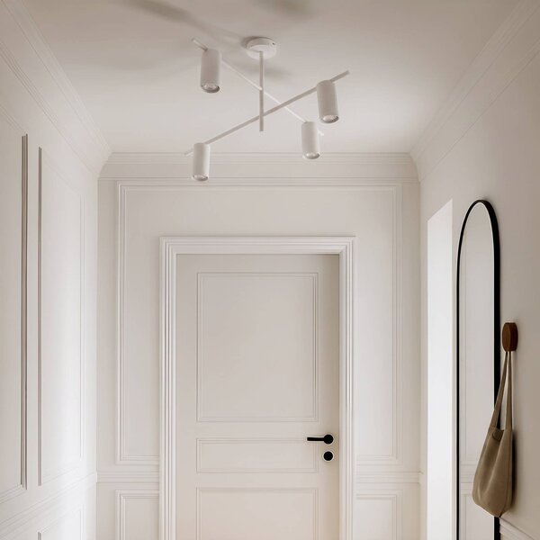 Lampa sufitowa Marilou Lindby, możliwość ściemniania, biały / opal, salon / jadalnia, metal, nowoczesny