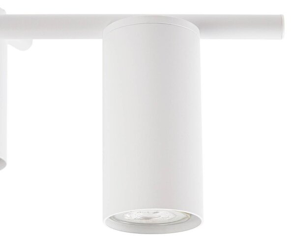 Lampa sufitowa Marilou Lindby, możliwość ściemniania, biały / opal, salon / jadalnia, metal, nowoczesny