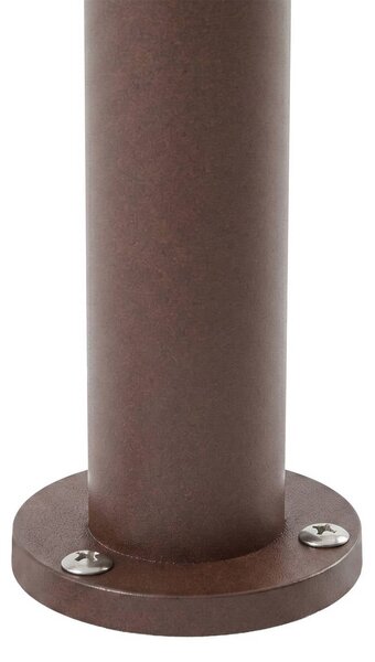Słupek oświetleniowy PRIOS Tulimar, 2-punktowy, 60 cm, kolor rdzawy, IP65 Tulimar PRIOS, możliwość ściemniania, brązowy / rdzawy, aluminium, nowoczesny