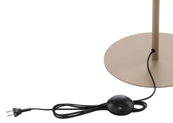 Lampa stojąca Calma TK Lighting, kremowy / amber, salon / jadalnia