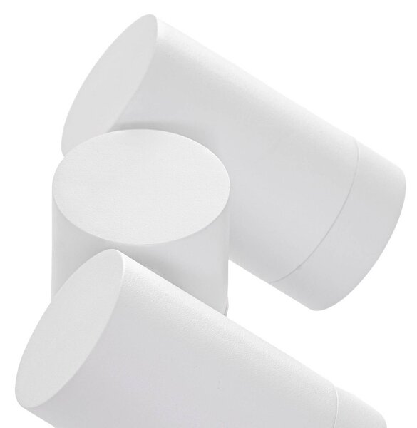 Słupek oświetleniowy PRIOS Tulimar, 2-punktowy, 60 cm, biały, IP65 Tulimar PRIOS, możliwość ściemniania, biały / opal, aluminium, nowoczesny