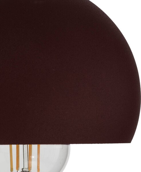 Lampa wisząca Sool Luminex, możliwość ściemniania, czerwony, salon / jadalnia, metal
