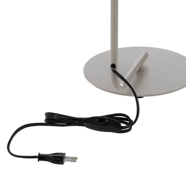 Lampa stołowa Lume TK Lighting, kremowy / amber, sypialnia, metal