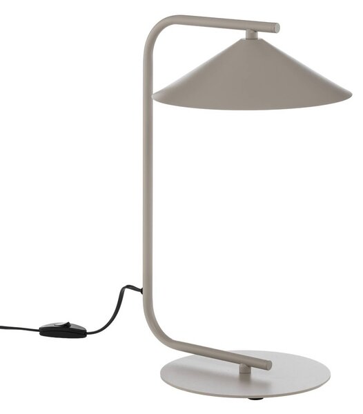 Lampa stołowa Lume TK Lighting, kremowy / amber, sypialnia, metal