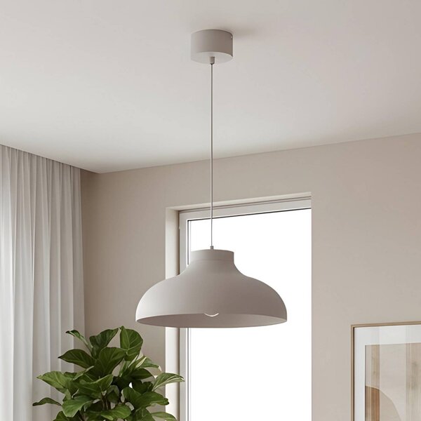 Lampa wisząca Basca Luminex, możliwość ściemniania, kremowy / amber, salon / jadalnia, metal