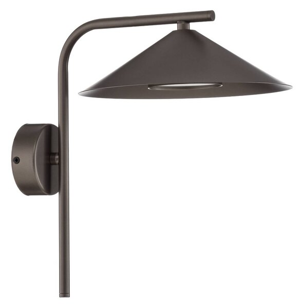 Kinkiet Lume TK Lighting, możliwość ściemniania, brązowy / rdzawy, sypialnia, metal